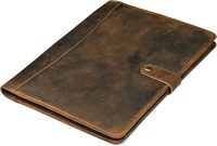 Portafolio de Cuero New Era, Organizador Profesional y Elegante para Documentos, Tarjetas, Currículum, Carpeta, Bloc de Notas A4, Bloc de Notas Legal