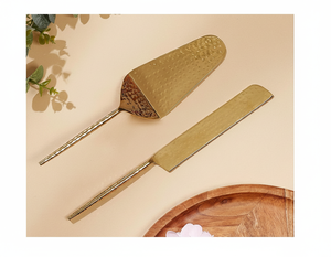 Sleek and Durable 2-Piece Eco-Friendly Stainless Steel <b>Cake</b> <b>Server</b> Designed for Effortless Serving at Home Cafes and Restaurants - Product Image 1