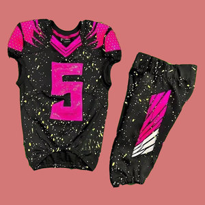 Últimos diseños al por mayor personalizado sublimación completa uniformes de fútbol americano Unisex impreso Jersey diseño últimos conjuntos para adultos - Product Image 1