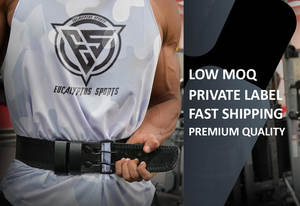 Bodybuilding Deadlifts Squats Training <b>Powerlifting</b> Gym Workout Leather <b>Belt</b> Customizable Logo Weight Lifting <b>Belt</b> - Product Image 5