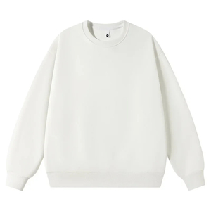 เสื้อสเวตเตอร์ถักผ้าฝ้ายแท้สำหรับผู้ชายผู้หญิงสีพื้นทรงหลวมแฟชั่นสำหรับฤดูหนาวฤดูใบไม้ร่วง - Product Image 4