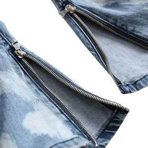 Pantalones vaqueros lavados de moda para hombre de calidad superior, precio al por mayor, pantalones vaqueros desgastados rasgados personalizados - Product Image 6