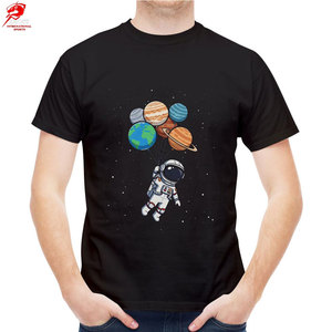 T-shirts imprimés avec logo personnalisé, vêtements de sport de haute qualité, tissu en coton doux, faible MOQ, vente directe d'usine, Pakistan - Product Image 1