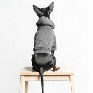 Vêtements pour chiens en gros, couleur unie, sweats à capuche de luxe personnalisés, légers, différents styles, sweats à capuche pour chiens professionnels - Product Image 2