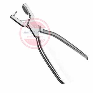 2025 poinçon pince en caoutchouc barrage poinçonnage pince pince instruments dentaires - Product Image 5