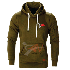 เสื้อฮู้ดสวมหัวผ้าฟลีซของผู้ชายเสื้อฮู้ดแบบกำหนดเองพิมพ์โลโก้และปกเสื้อฮู้ดแบบยืดหยุ่นสำหรับฤดูหนาว - Product Image 1