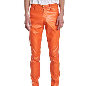 กางเกงหนังผู้ชายออกแบบสั่งทำพิเศษ ดีไซน์โดดเด่น ขายดีที่สุด ราคาส่งถูกที่สุด - Product Image 1