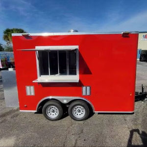 Remolque de comida remolcable totalmente equipado Comida rápida Catering Hotdog Snack Food Acero inoxidable 2 años de garantía Nueva condición - Product Image 1