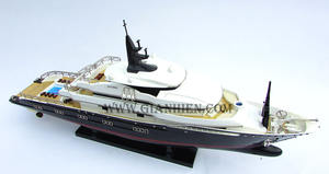 Gia Nhien Fabricant Approuvé Conception Personnalisée Basse quantité minimale de commande EN BOIS Alfa Nero-BLANCHE PERLE PEINTE-BATEAU DE VITESSE EN BOIS - Product Image 6