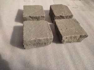 Adoquines de adoquines de piedra natural para exteriores Sagar, arenisca negra india en tipo guijarro para camino de entrada de jardín - Product Image 5