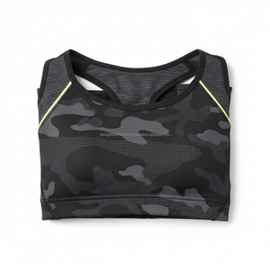 เสื้อชั้นในกีฬาผู้หญิงแบบสั่งทำพิเศษ รองรับแรงกระแทกสูง ลายพราง พิมพ์ลาย สำหรับออกกำลังกาย โยคะ ใส่ได้ในช่วงฤดูร้อน - Product Image 6