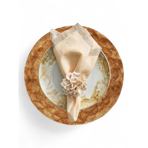 Mantel Individual Redondo de Capiz, Precio de Fábrica, Fabricante Directo, Decoración de Mesa de Concha Natural para Pedidos al por Mayor desde Vietnam - Product Image 2