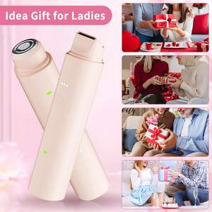 Afeitadora Eléctrica Inalámbrica para Mujer, Depiladora Facial de Doble Cuchilla para Rostro, Piernas y Axilas - Product Image 1