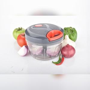 Picador Manual Práctico de 550 ml de Capacidad, 3 Cuchillas de Acero Inoxidable, Cortador de Verduras Manual con Forma Redonda, Caja Impresa - Product Image 2