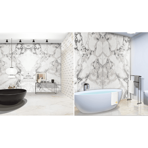 Dover azulejo de losa de mármol blanco calcita natural afilada para cocina al aire libre Villa sala de estar piso también cocina al aire libre sala de estar - Product Image 5