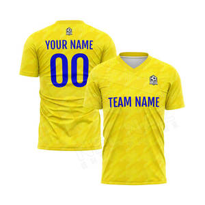 Jersey de fútbol de alta calidad uniforme barato bajo MOQ camiseta de fútbol recién llegado Francia, camiseta de fútbol - Product Image 2