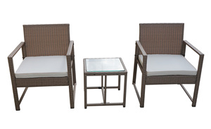 HIGH QUALITY CHEAP PRICE PE RATTAN WICKER <b>GARDEN</b> FURNITURE SOFA SET 0 COFFEE TABLE - Product Image 2