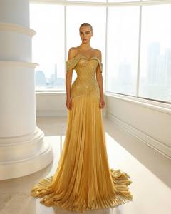 Vestido de Fiesta Vintage Ecológico en Satén Rosa Rubor, Romántico con Corsé, Falda de Tul en Capas y Decoración con Patrones para Eventos Formales - Product Image 1