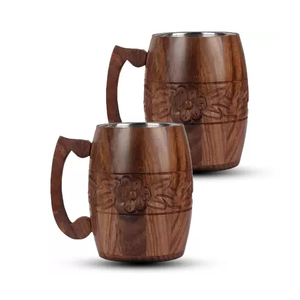 Jarra de cerveza Artículo al por mayor Producto estándar superior Artículo decorativo para el hogar Nuevo diseño 2025 Venta caliente Artículo de lujo de madera de alta calidad - Product Image 5