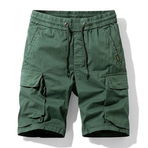 Men Summer New Multi Pockets Cotton <b>Cargo</b> Shorts Men Fashion Solid Quick Dry Joggers Shorts <b>Pants</b> Outdoor Breathable Shorts Male - Product Image 3