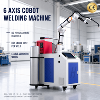 Robot collaboratif de soudage MIG 350A 500A 6 axes, soudeuse Cobot sans programmation pour la fabrication de tôles d'acier de 1 à 25 mm