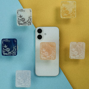 Personalized Pearl Acrylic <b>Phone</b> <b>Grip</b> Custom Logo Elegant Decorative Plastic Mobile <b>Holder</b> Wholesale - Product Image 1