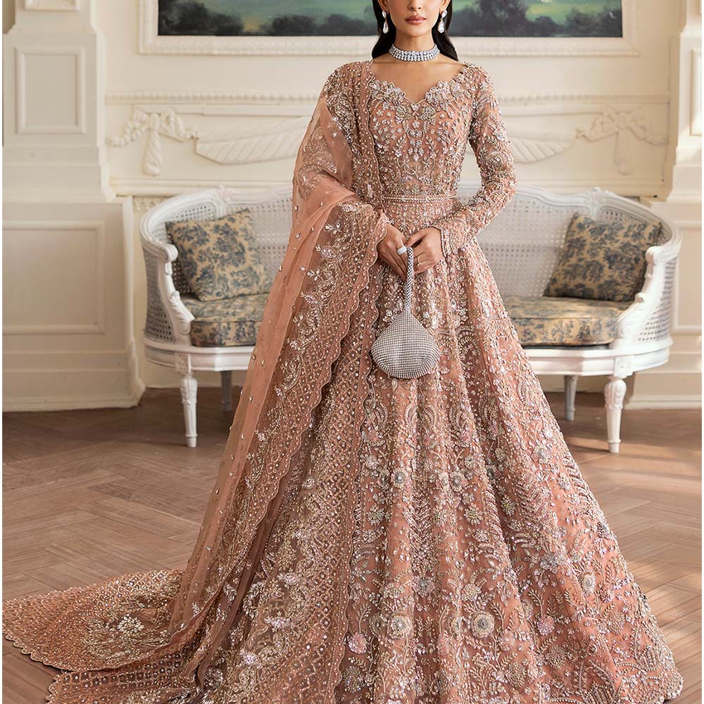 bridal maxi dress Maya Embellished High Neck with Keyhole Back – Maya Deluxe this elegant gown features a flowing silhouette that moves gracefully with every step Luxurious Ball Gown Sequins Bridal
