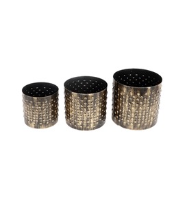 Jardinières en métal fabriquées à la main exclusives de haute qualité disponibles rehaussez votre espace avec une jardinière suspendue à la mode - Product Image 2