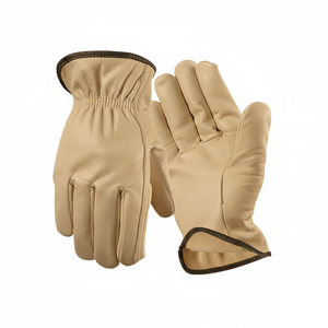 Guantes de Conducción de Cuero Transpirable, Guantes de Seguridad Industriales Unisex para Pesca y Conducción, Agarre Premium, Guantes de Cuero con Logotipo Personalizado - Product Image 2