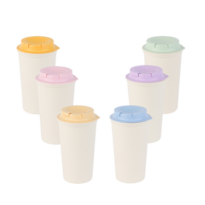 แก้วน้ำพลาสติกสองชั้น ปลอดสาร BPA ใช้ซ้ำได้ พร้อมฝาปิด 7 สี ขนาด 16 ออนซ์/450 มล. ดีไซน์น่ารัก เหมาะสำหรับเป็นของขวัญ ผลิตในเกาหลี - Product Image 3
