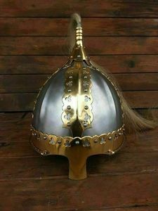 Casque médiéval ottoman, casque viking, casque normand nasal, Pickelhaube, Pickelhelm, casque de guerrier nordique, casque historique - Product Image 5