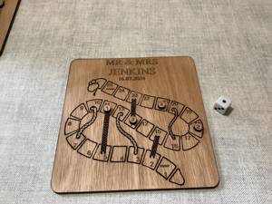 Jeu de Tic Tac Toe en Bois Personnalisé Fait Main Divertissement Familial Intérieur Jeu de Table Compétences Divertissement Classique Stratégie - Product Image 4