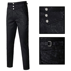 Pantalon gothique sur mesure de conception respirante pour hommes pantalon Punk pantalon Streetwear pour hommes pantalon gothique de qualité supérieure pantalon entier - Product Image 6