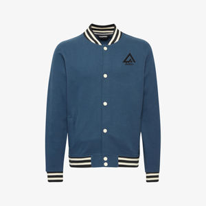 Veste universitaire en laine avec logo personnalisé de nouvelle conception pour hommes, type de fermeture bouton, poches, veste de baseball universitaire, veste bomber universitaire - Product Image 1