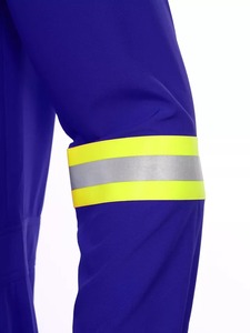 Uniforme de travailleur de haute qualité Combinaison de protection Logo personnalisable Vente en gros Bande réfléchissante de sécurité Combinaison de travail de sécurité - Product Image 4