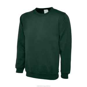 เสื้อสเวตเตอร์คอกลมแขนยาวโอเวอร์ไซส์สำหรับผู้ชายเสื้อมีฮู้ดและสเวตเตอร์คอกลมผ้าฝ้ายปักตามสั่ง - Product Image 3