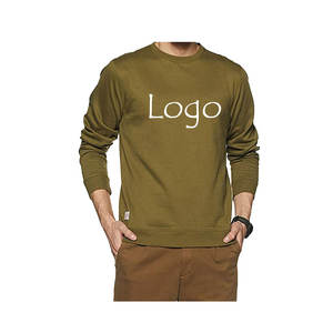 Buy <b>Fleece</b> Crewneck Sweatshirt Design Long Sleeve Streetwear <b>Thick</b> <b>Fleece</b> Drop Shoulder Hoodies Luxury Breathable Men Sweatshirt - Product Image 1