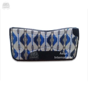 Selle de cheval occidentale en feutre jacquard en gros, équipement d'équitation, accessoires de conception personnalisée - Product Image 4