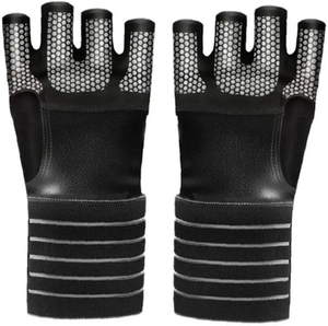 <b>Half</b> Finger Fitness Gloves Mesh Breathable Non <b>Slip</b> Weight Lifting Gym Unisex - Product Image 1