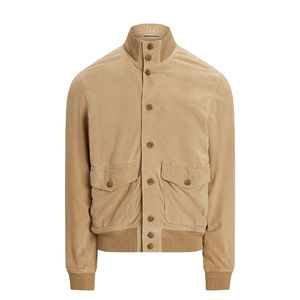 Chaqueta de Cuero de Gamuza para Hombre, Talla Grande XL, Directamente de Fábrica, Transpirable, con Forro Interior de Lana Gruesa, Estilo Vaquero - Product Image 1