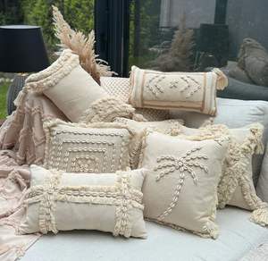 Taie d'oreiller d'extérieur Designer Boho Vente chaude Coussin décoratif unique tissé à la main Motif vintage de ITHL - Product Image 2
