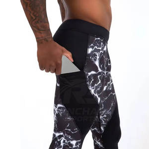 Pantalons de compression musculaire pour hommes, leggings de sport pour la course à pied, leggings de compression athlétique pour hommes, leggings d'entraînement pour la musculation - Product Image 2