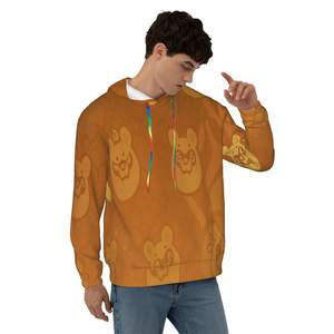 Anufacturers-Sudadera con capucha y logo personalizado para hombre, ropa para parte superior masculina, con bordado de sublimación - Product Image 2