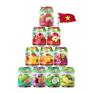 Bebidas de Jugo de Frutas Mixtas de Vietnam en Lata de Aluminio de 250 ml de Primera Calidad, el Mejor Jugo de Frutas y Verduras, Bebidas Sin Alcohol HALAL de Fábrica - Product Image 1