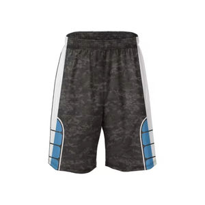 Ensemble de shorts de crosse à logo personnalisable de haute qualité Vêtements de sport d'équipe décontractés en maille de coton entièrement conçus pour la course - Product Image 1