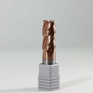 CARBIFORCE 12*100 Fresa de extremo cuadrado recubierta de TiSiN de 4 flautas 55HRC CNC Router Compatible con vástago recto 4mm 6mm 8mm 10mm Caja de embalaje - Product Image 1