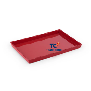 ถาดเสิร์ฟเคลือบเงามันวาวทำด้วยมือออกแบบได้ตามต้องการโดยถาดตกแต่งสไตล์เวียดนาม - Product Image 1