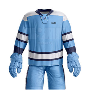 Uniforme de hockey sobre hielo 100% poliéster ropa deportiva equipo Jersey uniforme de hockey sobre hielo de alta calidad - Product Image 5