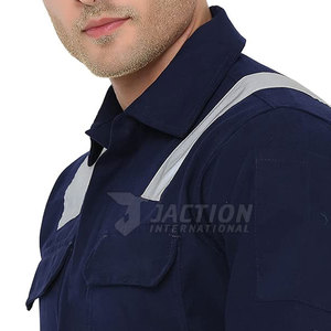 Combinaison de travail de sécurité haute performance pour fabricants, nouvelle arrivée, dernier design, en polyester respirant et imperméable, service OEM, à vendre - Product Image 4