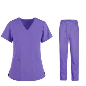 Uniformes Médicos de Manga Larga para Enfermeras, Trajes de Enfermería con Tejido de Punto, Conjuntos de Uniformes Personalizables 2026 - Product Image 4